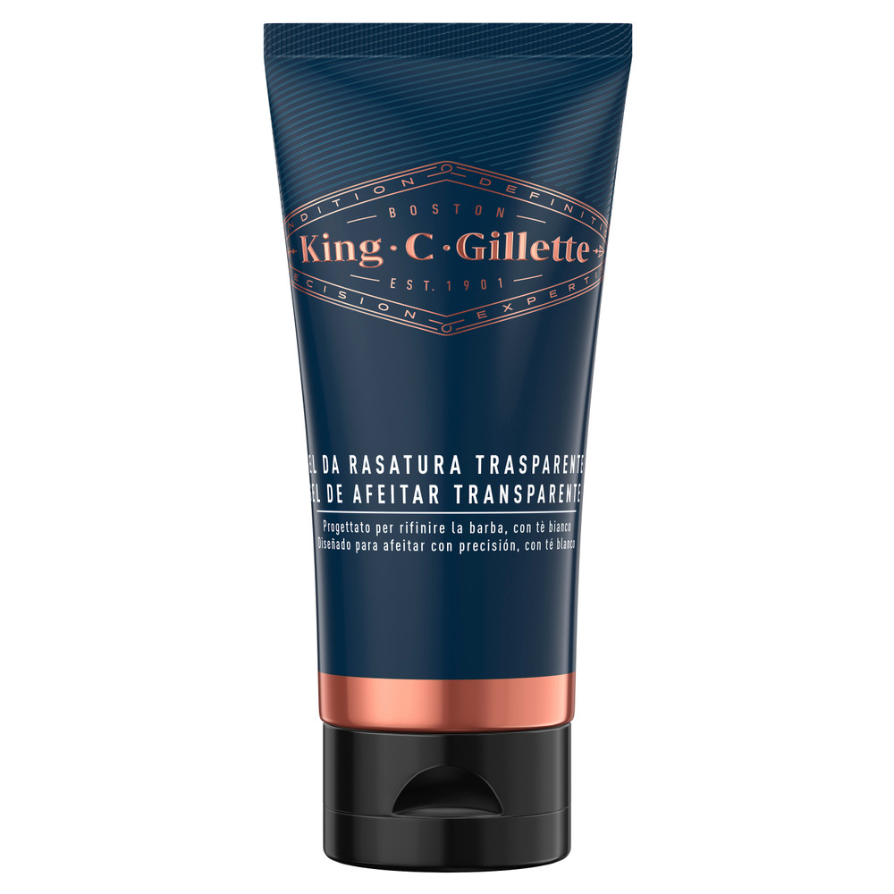 Gel Da Barba Trasparente Uomo Olio Di Argan King C. Gillette