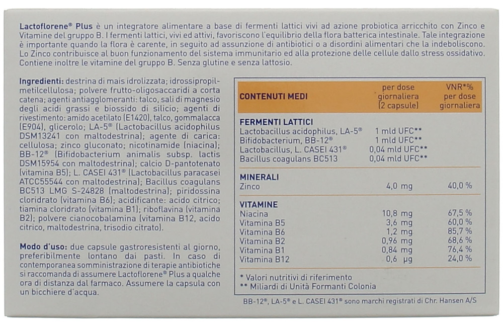 Lactoflorene Plus Capsule Gastroresistenti - Foto 2