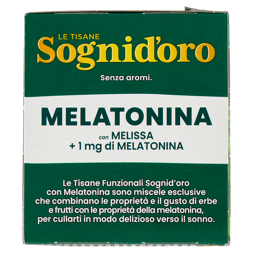 Tisana Relax Con Melatonina (1mg) E Melissa Bustine 16x2g Sognid'oro - Foto 2