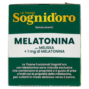 Tisana Relax Con Melatonina (1mg) E Melissa Bustine 16x2g Sognid'oro - Foto 2