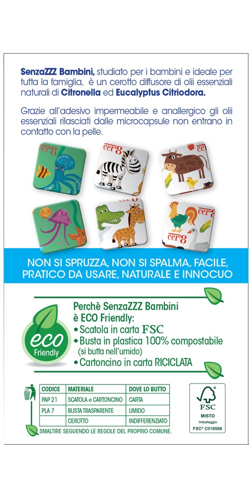 Cerotti Repellenti Antizanzare Per Bambini Cer8 - Foto 3