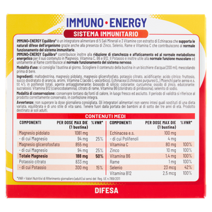 Immuno Energy Potassio & Magnesio Equilibra 14 Bustine - Foto 3