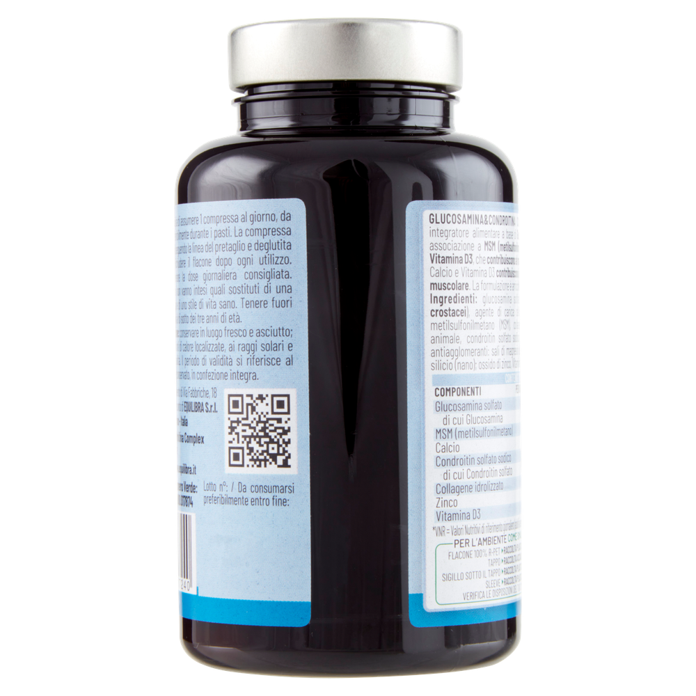 Equilibra Glucosamina & Condroitina Complex 90 Compresse 144 G - Foto 3