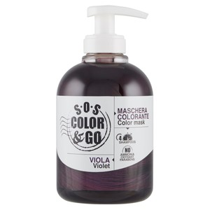Maschera Colorante Capelli Sos Color & Go Viola - Foto 1