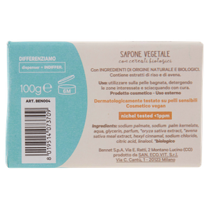 Sapone Vegetale Con Cereali Bennet Cosmesi Naturale Bio - Foto 3
