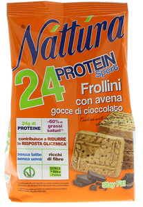 Frollini Avena E Gocce Di Cioccolato Protein Nattura Sport - Foto 1
