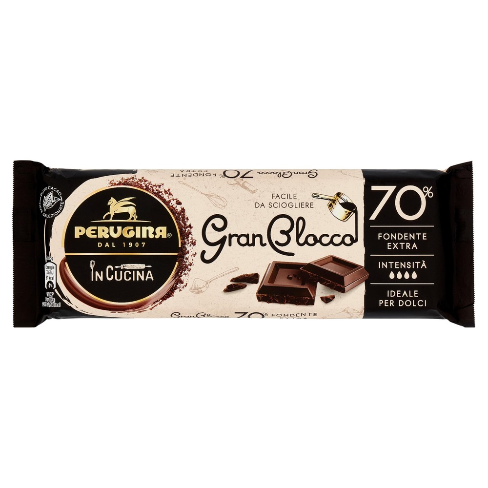 Tavoletta Di Cioccolato Granblocco 70% Fondente Extra Perugina - Foto 1