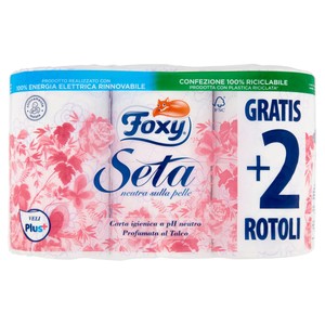 Carta Igienica Foxy Seta 2v Conf.Da 4+2