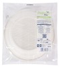 25 Piatti Fondi Bioplastica Bianchi Natural Bibo