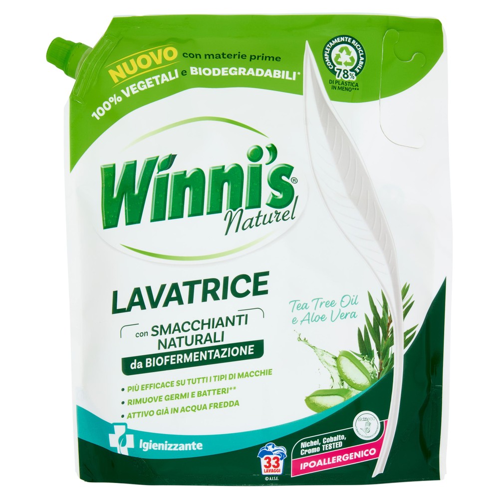 Detersivo Lavatrice Eco Igienizzante Winni's 33 Lavaggi - Foto 1