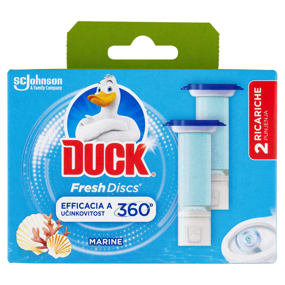 Igienizzanti Gel Per Wc Marine O Lime Fresh Discs Duck Doppia Ricarica - Foto 1