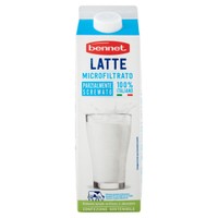 Latte Parzialmente Scremato Bennet Microfiltrato-Da Conservare In Frigo