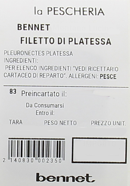 Filetto Di Platessa