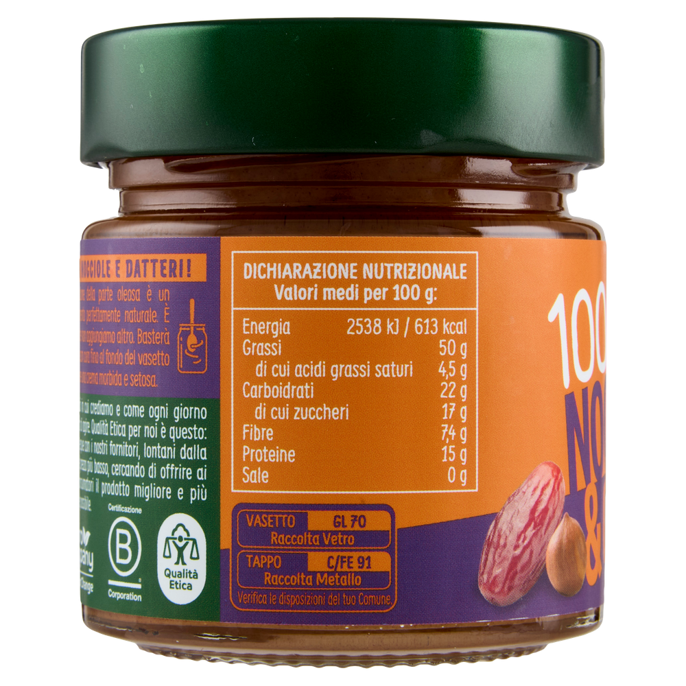 Crema Pura 100% Nocciole E Datteri Euro Company - Foto 2