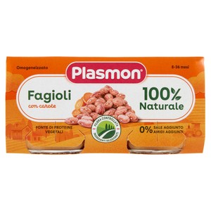 Omogeneizzato Fagioli Borlotti 2x80g Plasmon - Foto 1