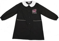 Grembiule Scuola Bambina Colletto Bordo Raso Staccabile 9 Anni Nero Grembiule Scuola Bambina Colletto Bordo Raso Staccabile 9 Anni Nero