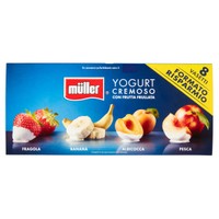 Crema Di Yogurt Muller Frutta Frullata Fragola Albicocca E Banana Crema Di Yogurt Muller Frutta Frullata Fragola Albicocca E Banana