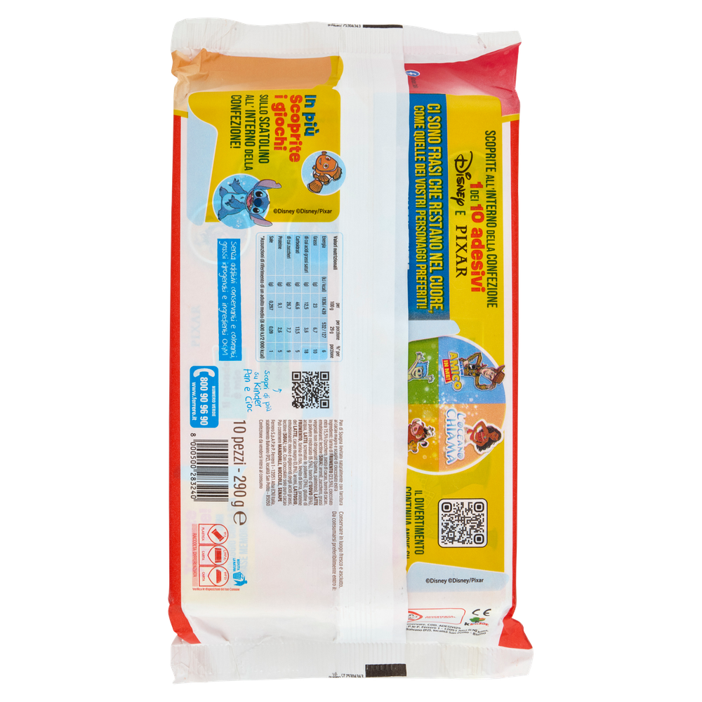 Merendine Kinder Panecioc Cacao E Scaglie Di Cioccolato 10x29g Kinder - Foto 3