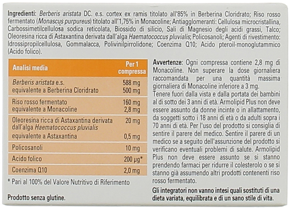 Armolipid Plus Compresse - Foto 2