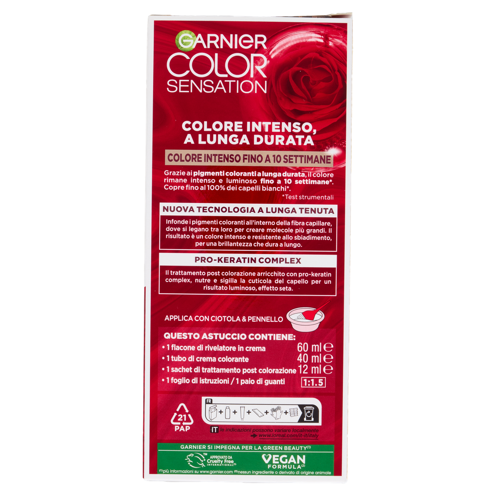 Colorazione Capelli Color Sensation 5.35 Castano Cannella Garnier - Foto 3