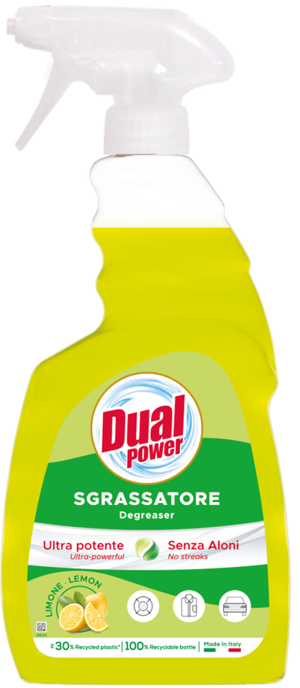 Sgrassatore Multisuperficie Spray Limone Dual Power - Foto 1