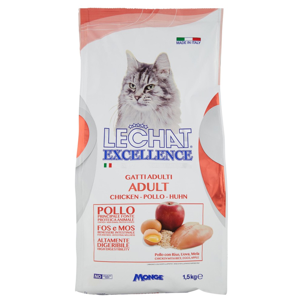 Alimento Secco Per Gatti Lechat Excell Adult Pollo - Foto 1