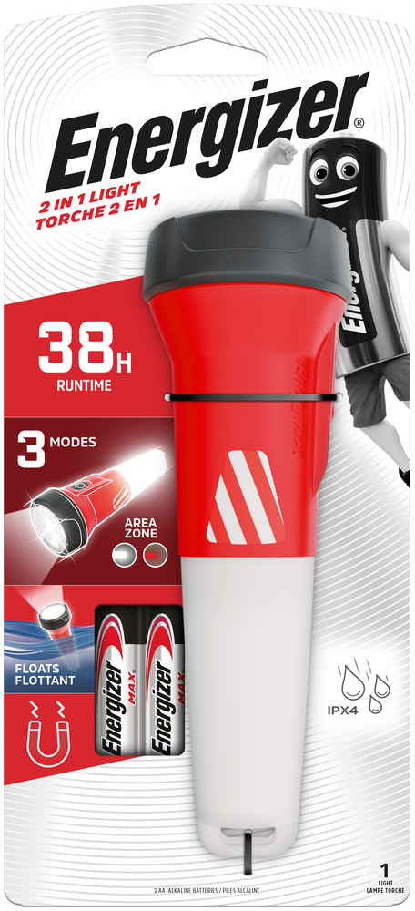 Torcia Lantern 2 In 1 + 2 Pile Aa Energizer - Foto 1