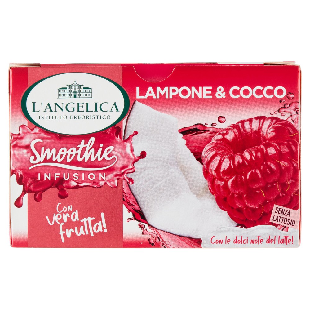 Infuso Lampone E Cocco Smoothie Infusion L'angelica 15 Bustine