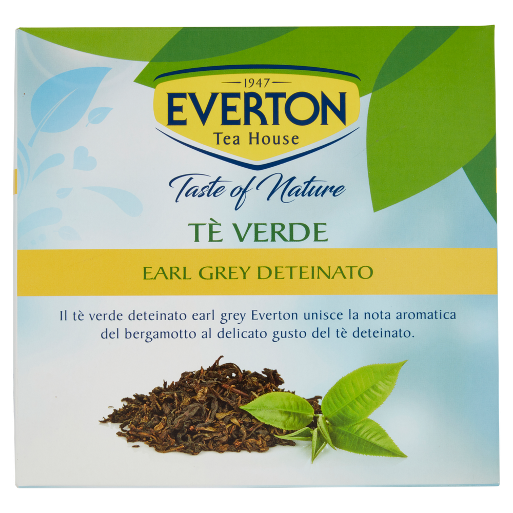 Tè Verde Earl Grey Deteinato Taste Of Nature 40x1,4 G Everton - Foto 3