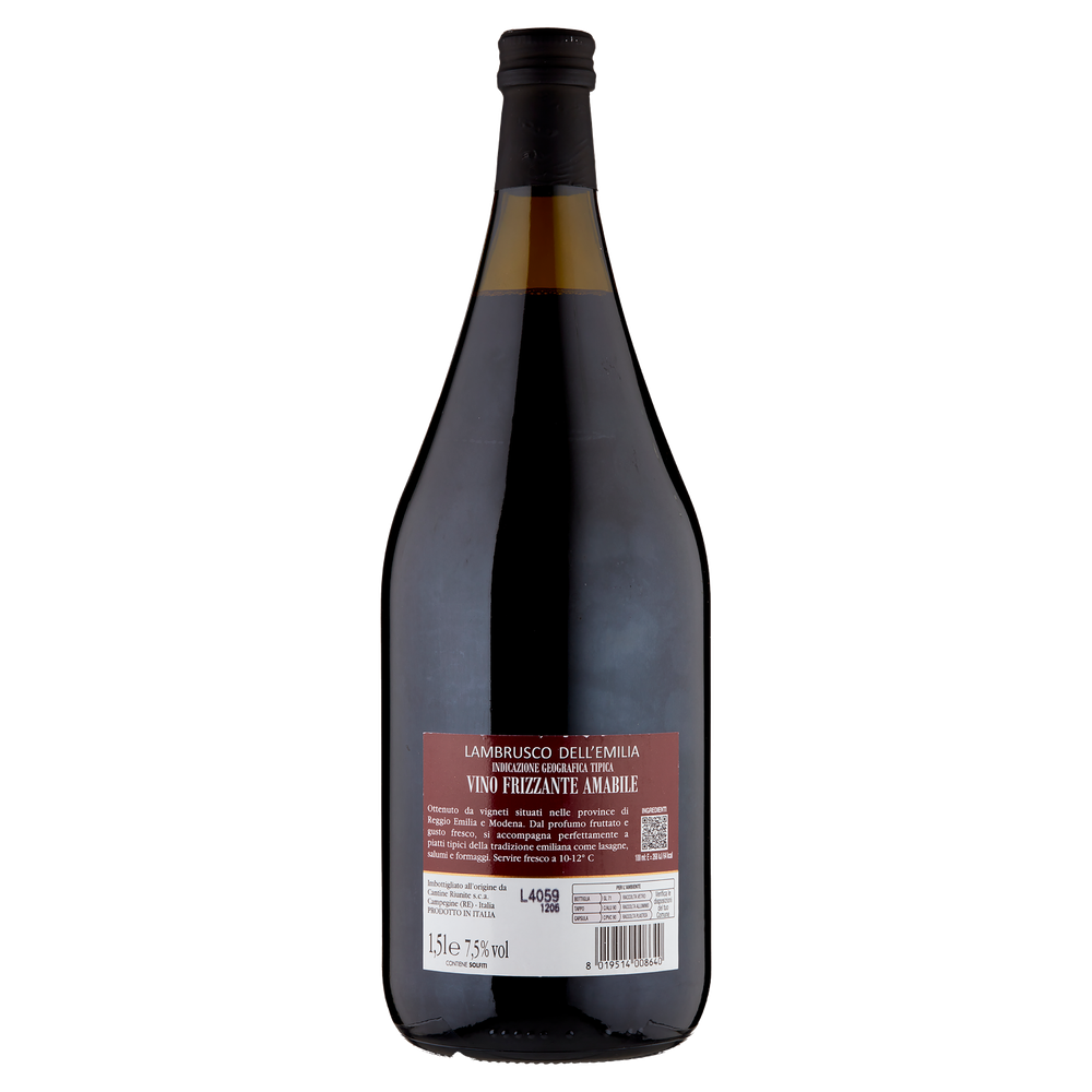Lambrusco Emilia Amabile Vigneti Alle Corti Igt - Foto 3