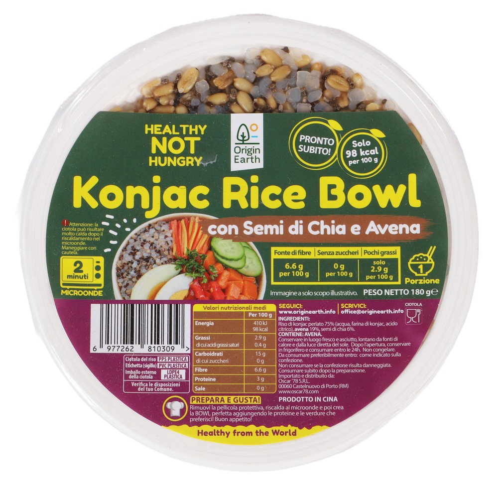 Original Earth Konjac Rice Bowl Con Semi Di Chia E Avena - Foto 1