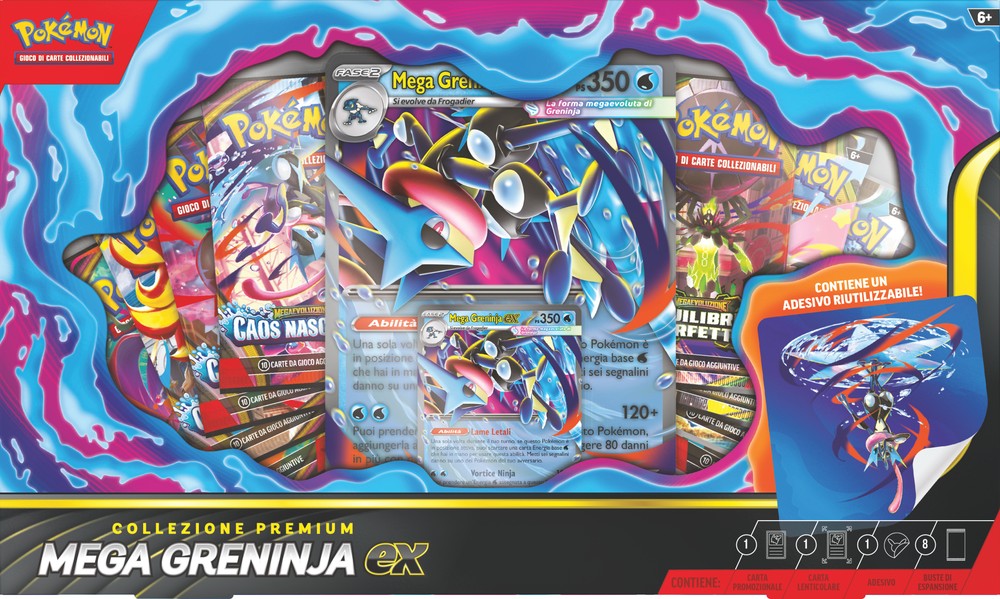 Pokemon Set Collezione Premium Mega Greninja Ex - Foto 1