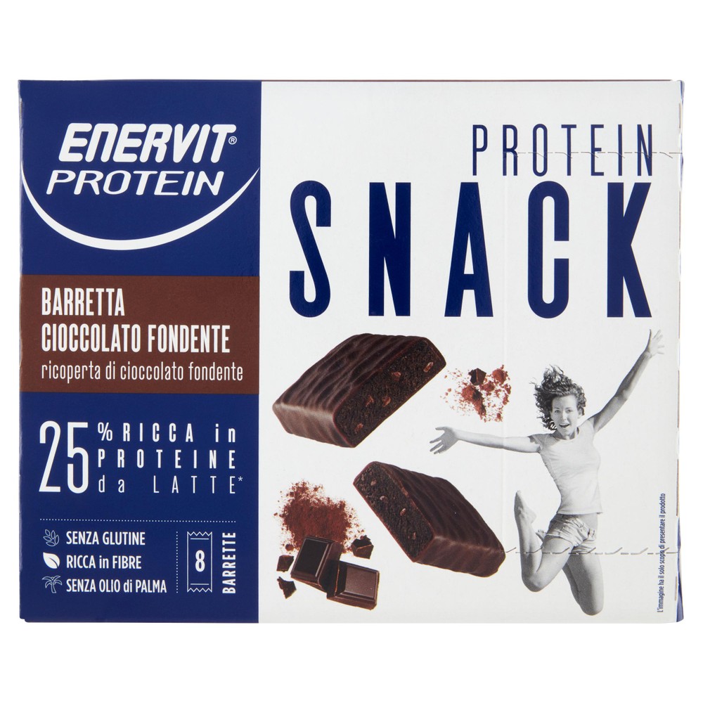 Barrette Snack Con Cioccolato Fondente Enervit Protein