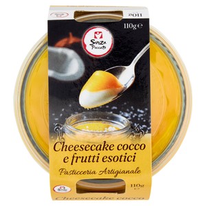 Cheesecake Cocco E Frutti Esotici Senza Glutine - Foto 1