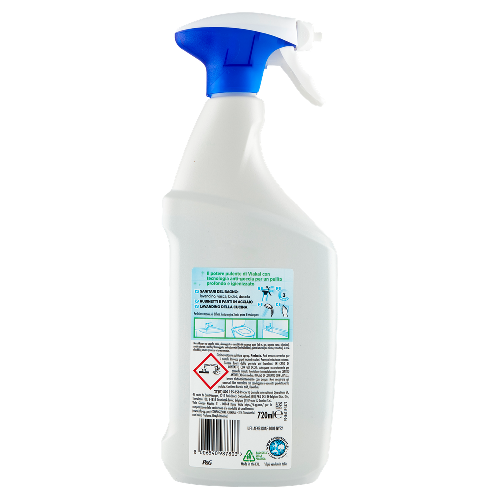 Detergente Anticalcare Igienizzante Spray Viakal