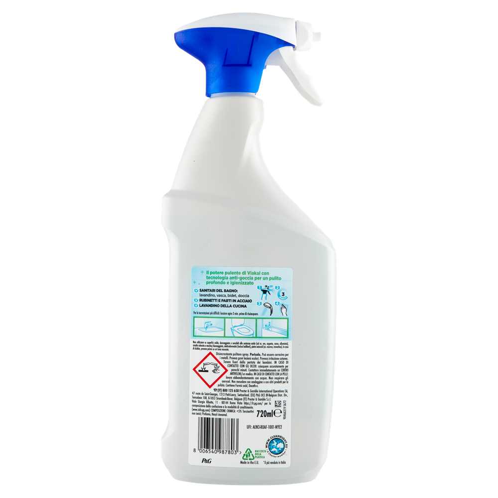 Detergente Anticalcare Igienizzante Spray Viakal - Foto 3
