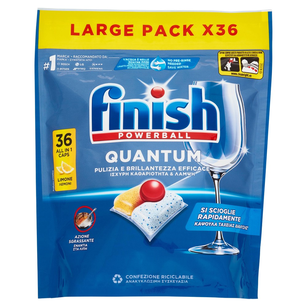 Tabs Per Lavastoviglie Limone Finish Quantum - Foto 1