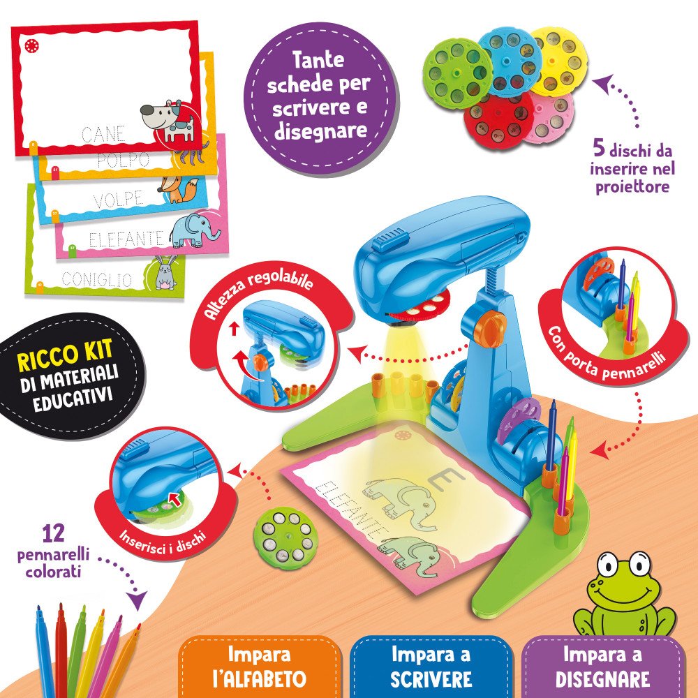 Carotina Proiettore Scuola Di Lettura E Scrittura