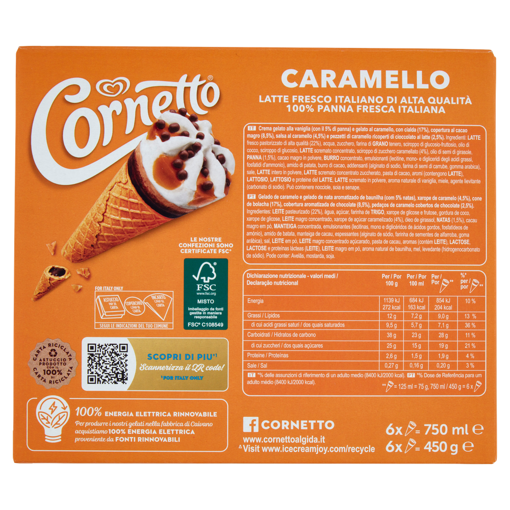 6 Cornetto Caramello Algida - Foto 3