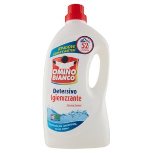 Detersivo Liquido Per Lavatrice Omino Bianco Igienizzante 52 Lavaggi