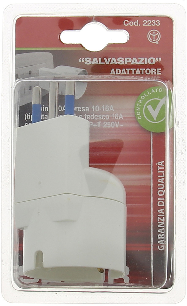 Adattatore Semplice Spina 10a E Presa P30 Polypool - Foto 2
