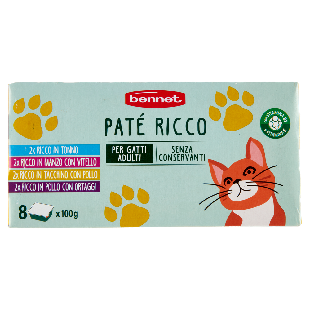 Pate' Per Gatti Bennet Conf. Da 8 - Foto 3