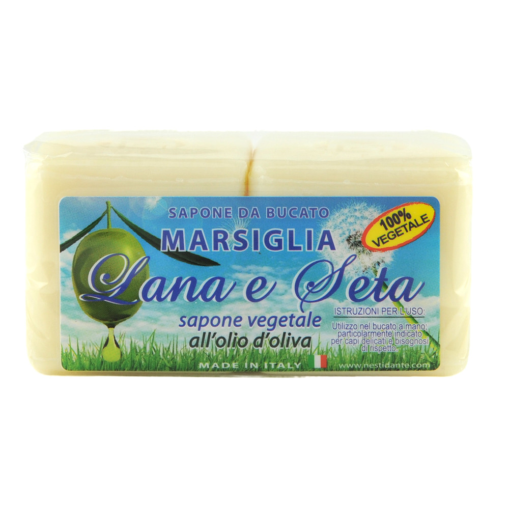 Sapone Per Bucato All'olio D'oliva Lana E Seta 2 Pezzi - Foto 1