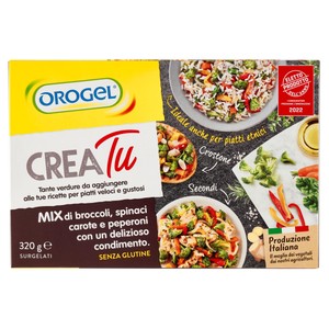 Mix Di Broccoli, Spinaci, Carote E Peperoni Orogel