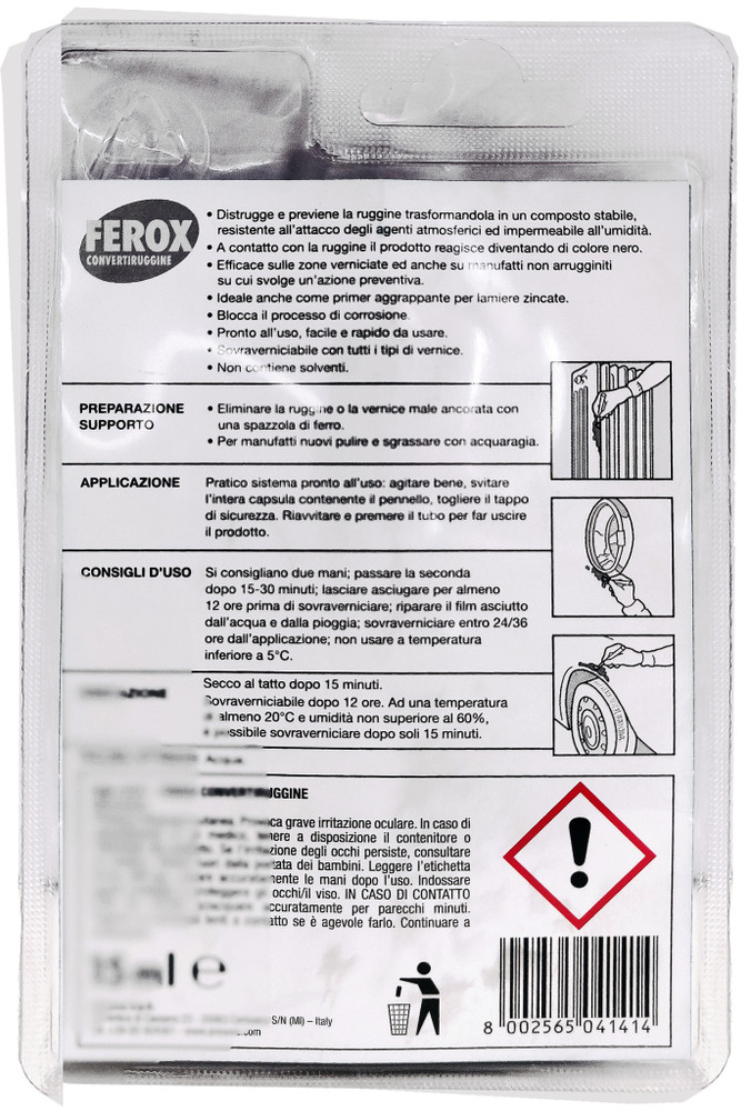 Convertiruggine 15ml Ferox - Foto 2