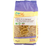 Fusilli 3 Cereali Zer % glutine Fusilli 3 Cereali Zer % glutine