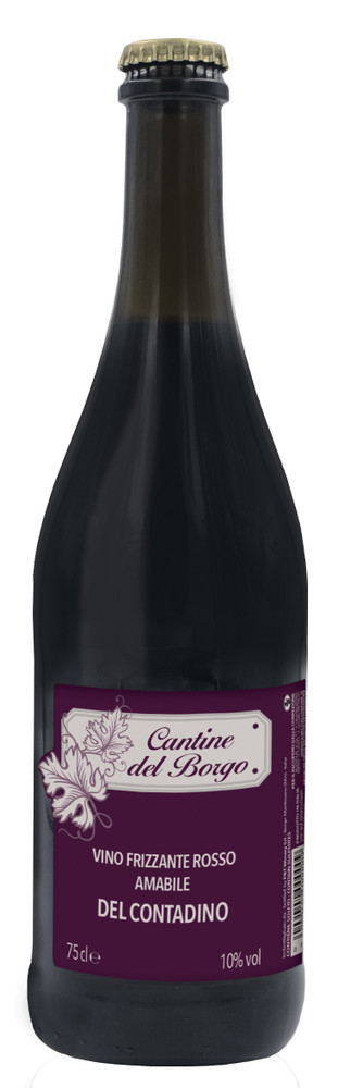 Vino Rosso Frizzante Amabile Cantine Del Borgo - Foto 1