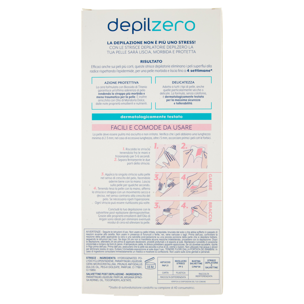 Strisce Depilatorie Gambe Depilzero - Foto 3