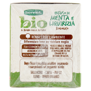 Infuso Di Menta E Liquirizia Biologico 20x2g Bennet Bio - Foto 2