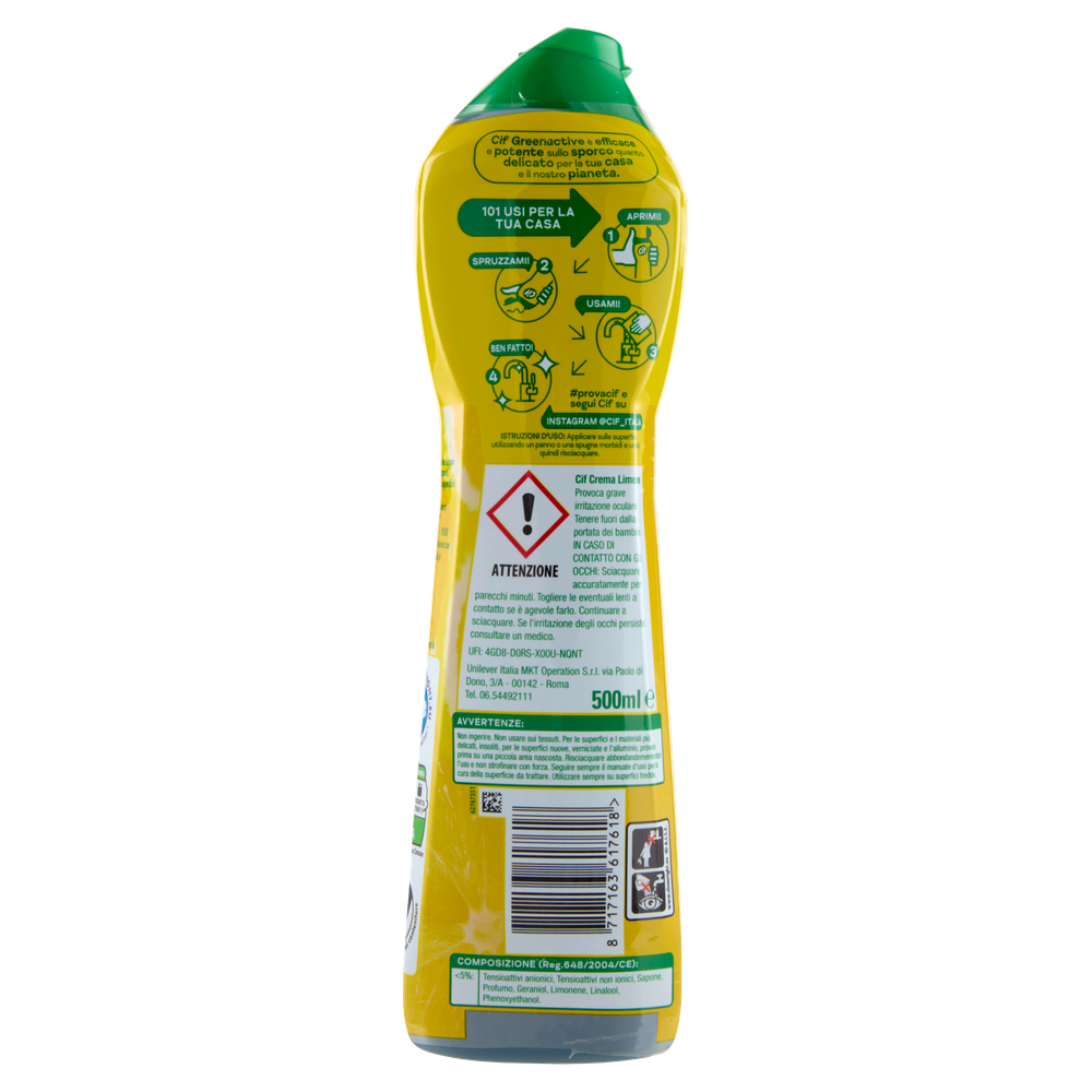 Crema Abrasiva Al Limone Cif - Foto 3